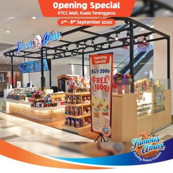Famous-Amos-Opening-Promotion-at-KTCC-Mall-2-350x350 - Beverages Food , Restaurant & Pub Promotions & Freebies Terengganu 