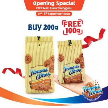 Famous-Amos-Opening-Promotion-at-KTCC-Mall-350x350 - Beverages Food , Restaurant & Pub Promotions & Freebies Terengganu 