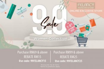 Felancy-9.9-Sale-350x233 - Fashion Accessories Fashion Lifestyle & Department Store Johor Kedah Kelantan Kuala Lumpur Lingerie Malaysia Sales Melaka Negeri Sembilan Online Store Pahang Penang Perak Perlis Putrajaya Sabah Sarawak Selangor Terengganu 