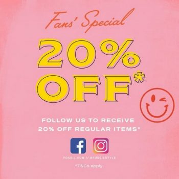 Fossil-20-off-Promo-350x350 - Fashion Accessories Fashion Lifestyle & Department Store Johor Kedah Kelantan Kuala Lumpur Melaka Negeri Sembilan Pahang Penang Perak Perlis Promotions & Freebies Putrajaya Sabah Sarawak Selangor Terengganu 