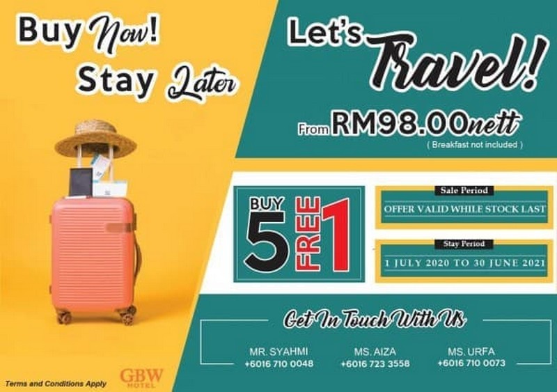 16 Sep 2020 Onward: GBW Hotel Room Vouchers Promo - EverydayOnSales.com