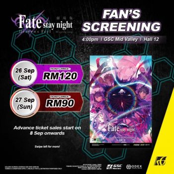 GSC-Fate-Stay-Night-Fan-Screening-Promotion-1-3-350x350 26-27 Sep 2020: GSC Fate/Stay Night Fan Screening Promotion