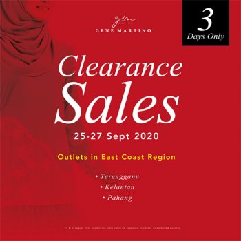 Gene-Martino-Clearance-Sale-at-East-Coast-Region-350x350 - Apparels Fashion Accessories Fashion Lifestyle & Department Store Kelantan Malaysia Sales Pahang Warehouse Sale & Clearance in Malaysia 