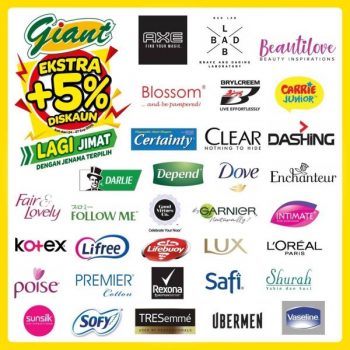 Giant-Extra-5-OFF-Discount-Promotion-4-350x350 - Johor Kedah Kelantan Kuala Lumpur Melaka Negeri Sembilan Pahang Penang Perak Perlis Promotions & Freebies Putrajaya Sabah Sarawak Selangor Supermarket & Hypermarket Terengganu 