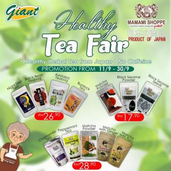 Giant-Healthy-Tea-Fair-Promotion-350x350 - Johor Kedah Kelantan Kuala Lumpur Melaka Negeri Sembilan Pahang Penang Perak Perlis Promotions & Freebies Putrajaya Sabah Sarawak Selangor Supermarket & Hypermarket Terengganu 