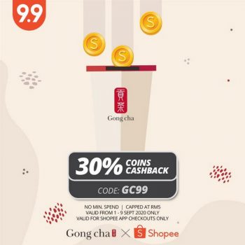 Gong-Cha-9.9-Sale-on-Shopee-350x350 - Beverages Food , Restaurant & Pub Johor Kedah Kelantan Kuala Lumpur Malaysia Sales Melaka Negeri Sembilan Online Store Pahang Penang Perak Perlis Putrajaya Sabah Sarawak Selangor Terengganu 