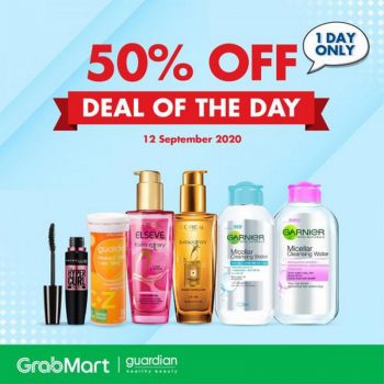Guardian-50-off-Deal-of-The-Day-Sale-at-GrabMart-350x350 - Beauty & Health Health Supplements Johor Kedah Kelantan Kuala Lumpur Malaysia Sales Melaka Negeri Sembilan Online Store Pahang Penang Perak Perlis Personal Care Putrajaya Sabah Sarawak Selangor Terengganu 