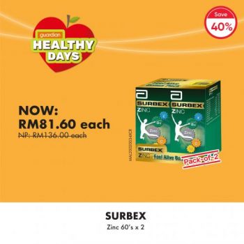 Guardian-Healthy-Days-Vitamin-Sale-17-350x350 - Beauty & Health Health Supplements Johor Kedah Kelantan Kuala Lumpur Malaysia Sales Melaka Negeri Sembilan Pahang Penang Perak Perlis Personal Care Putrajaya Sabah Sarawak Selangor Terengganu 