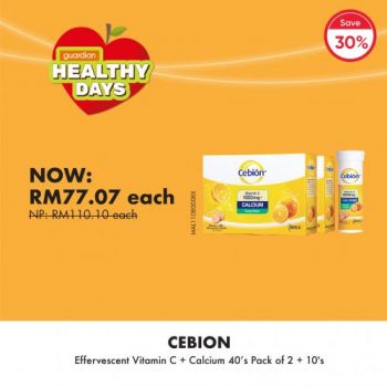 Guardian-Healthy-Days-Vitamin-Sale-9-350x350 - Beauty & Health Health Supplements Johor Kedah Kelantan Kuala Lumpur Malaysia Sales Melaka Negeri Sembilan Pahang Penang Perak Perlis Personal Care Putrajaya Sabah Sarawak Selangor Terengganu 