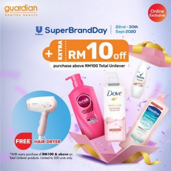 Guardian-Unilever-Super-Brand-Day-Sale-350x350 - Beauty & Health Johor Kedah Kelantan Kuala Lumpur Malaysia Sales Melaka Negeri Sembilan Online Store Pahang Penang Perak Perlis Personal Care Putrajaya Sabah Sarawak Selangor Skincare Terengganu 