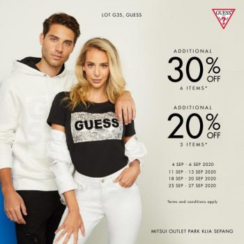 Guess-September-Weekend-Sale-at-Mitsui-Outlet-Park-350x350 - Apparels Fashion Accessories Fashion Lifestyle & Department Store Malaysia Sales Selangor 
