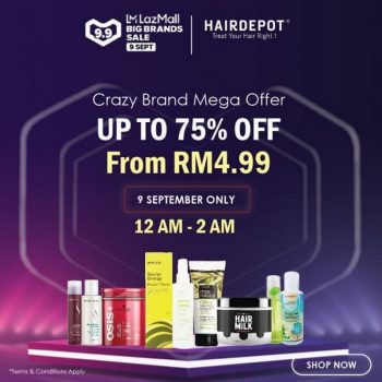 HAIRDEPOT-9.9-Big-Brand-Sale-at-Lazada-350x350 - Beauty & Health Hair Care Johor Kedah Kelantan Kuala Lumpur Malaysia Sales Melaka Negeri Sembilan Online Store Pahang Penang Perak Perlis Putrajaya Sabah Sarawak Selangor Terengganu 