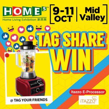 HOMEs-Home-Living-Exhibition-Tag-Share-Win-Contest-350x349 - Events & Fairs Kuala Lumpur Others Selangor 
