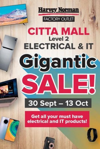 Harvey-Norman-Electrical-IT-Gigantic-Sale-at-Citta-Mall-1-350x524 - Computer Accessories Electronics & Computers IT Gadgets Accessories Malaysia Sales Selangor 