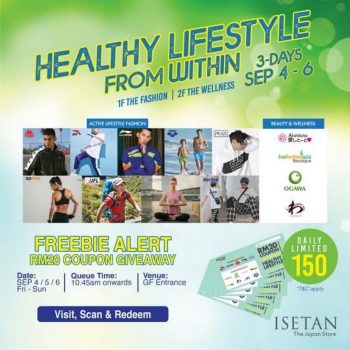 Healty-Lifestyle-from-Within-at-Isetan-The-Japan-Store-350x350 - Events & Fairs Kuala Lumpur Others Selangor 