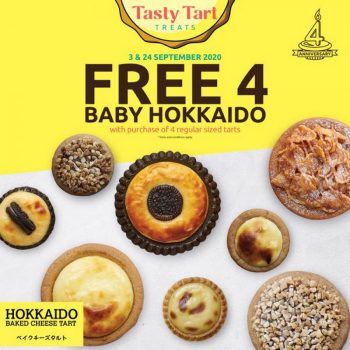 Hokkaido-Baked-Cheese-Tart-Free-4-Baby-Hokkaido-Promotion-350x350 - Beverages Food , Restaurant & Pub Johor Kedah Kelantan Kuala Lumpur Melaka Negeri Sembilan Pahang Penang Perak Perlis Promotions & Freebies Putrajaya Selangor Terengganu 