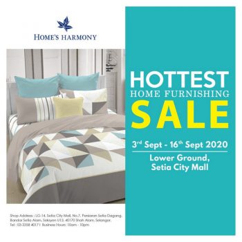 Homes-Harmony-Hottest-Home-Furnishing-Sale-at-Setia-City-Mall-350x350 - Beddings Furniture Home & Garden & Tools Home Decor Malaysia Sales Selangor 