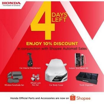 Honda-Parts-and-Accessories-Promo-at-Shopee-350x350 - Automotive Johor Kedah Kelantan Kuala Lumpur Melaka Negeri Sembilan Online Store Pahang Penang Perak Perlis Promotions & Freebies Putrajaya Sabah Sarawak Selangor Terengganu 