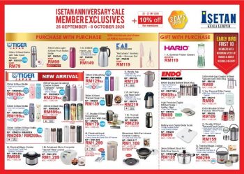 ISETAN-30th-Anniversary-Branded-Household-Promotion-350x249 - Kuala Lumpur Promotions & Freebies Selangor Supermarket & Hypermarket 