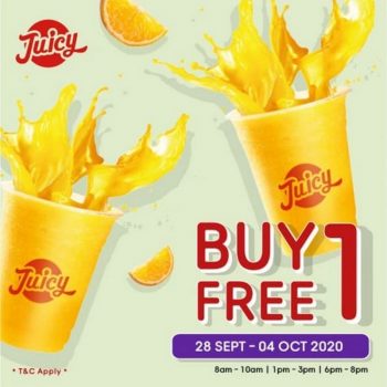 Juicy-Bar-Grand-Opening-Promo-at-Paradigm-Mall-350x350 - Beverages Food , Restaurant & Pub Promotions & Freebies Selangor 