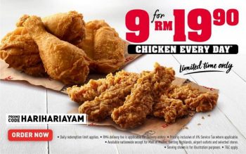 KFC-Chicken-Every-Day-Promotion-1-350x219 - Beverages Food , Restaurant & Pub Johor Kedah Kelantan Kuala Lumpur Melaka Nationwide Negeri Sembilan Pahang Penang Perak Perlis Promotions & Freebies Putrajaya Sabah Sarawak Selangor Terengganu 