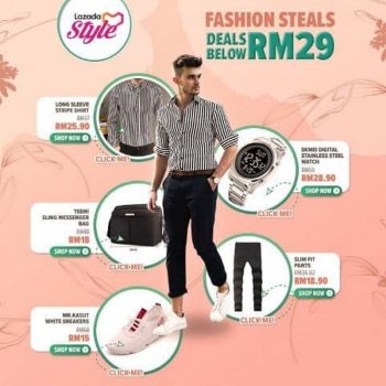 Lazada-Fashion-Steals-Promo-350x350 - Apparels Fashion Accessories Fashion Lifestyle & Department Store Johor Kedah Kelantan Kuala Lumpur Melaka Negeri Sembilan Online Store Pahang Penang Perak Perlis Promotions & Freebies Putrajaya Sabah Sarawak Selangor Terengganu 