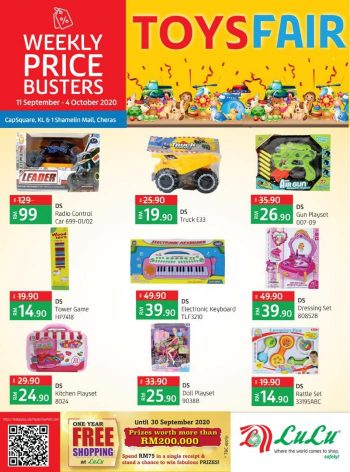 LuLu-Hypermarket-Toy-Fair-Promotion-350x472 - Baby & Kids & Toys Kuala Lumpur Promotions & Freebies Selangor Supermarket & Hypermarket Toys 