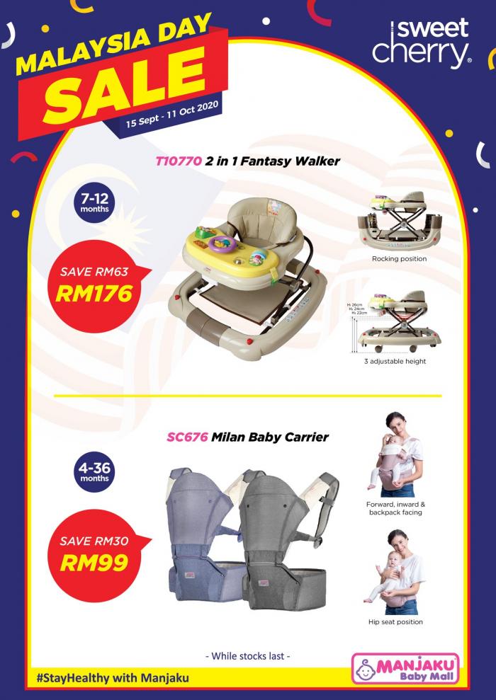 Now till 11 Oct 2020: Manjaku Malaysia Day Sale 