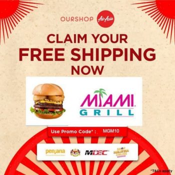 Miami-Grill-Free-Shipping-Promo-at-OURSHOP-350x350 - Beverages Food , Restaurant & Pub Johor Kedah Kelantan Kuala Lumpur Melaka Negeri Sembilan Online Store Pahang Penang Perak Perlis Promotions & Freebies Putrajaya Sabah Sarawak Selangor Terengganu 