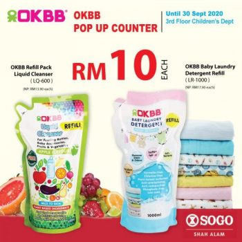 OKBB-Special-Sale-at-SOGO-Central-i-City-3-350x350 - Baby & Kids & Parenting Babycare Children Fashion Malaysia Sales Selangor 