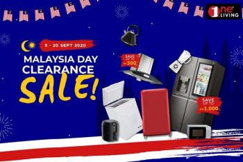 One-Living-Malaysia-Day-Clearance-Sale-350x233 - Electronics & Computers Home Appliances Johor Kedah Kelantan Kitchen Appliances Kuala Lumpur Melaka Negeri Sembilan Pahang Penang Perak Perlis Putrajaya Sabah Sarawak Selangor Terengganu Warehouse Sale & Clearance in Malaysia 