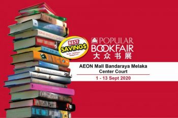 POPULAR-Book-Fair-Promotion-at-AEON-Bandaraya-Melaka-350x232 - Books & Magazines Melaka Promotions & Freebies Stationery 