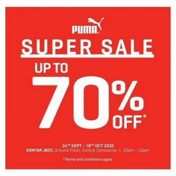 PUMA-Super-Sale-at-KOMTAR-JBCC-350x350 - Apparels Fashion Accessories Fashion Lifestyle & Department Store Footwear Johor Malaysia Sales 