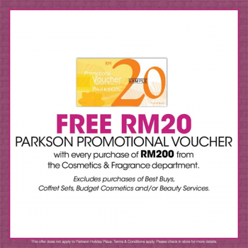 Parkson-3-Days-Vouchers-Special-2-350x350 - Johor Kedah Kelantan Kuala Lumpur Melaka Negeri Sembilan Pahang Penang Perak Perlis Promotions & Freebies Putrajaya Sabah Sarawak Selangor Supermarket & Hypermarket Terengganu 