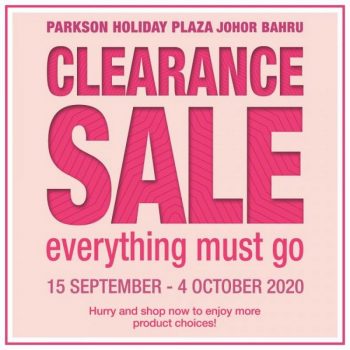 Parkson-Clearance-Sale-at-Holiday-Plaza-Johor-Bahru-350x350 - Johor Supermarket & Hypermarket Warehouse Sale & Clearance in Malaysia 