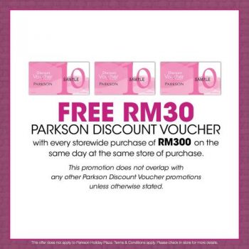 Parkson-Free-Voucher-Promotion-1-1-350x350 - Johor Kedah Kelantan Kuala Lumpur Melaka Negeri Sembilan Pahang Penang Perak Perlis Promotions & Freebies Putrajaya Sabah Sarawak Selangor Supermarket & Hypermarket Terengganu 