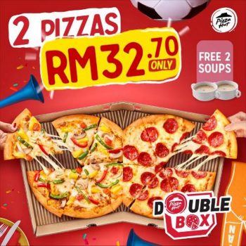 Pizza-Hut-Double-Box-Promo-1-350x350 - Beverages Food , Restaurant & Pub Johor Kedah Kelantan Kuala Lumpur Melaka Negeri Sembilan Online Store Pahang Penang Perak Perlis Promotions & Freebies Putrajaya Sabah Sarawak Selangor Terengganu 