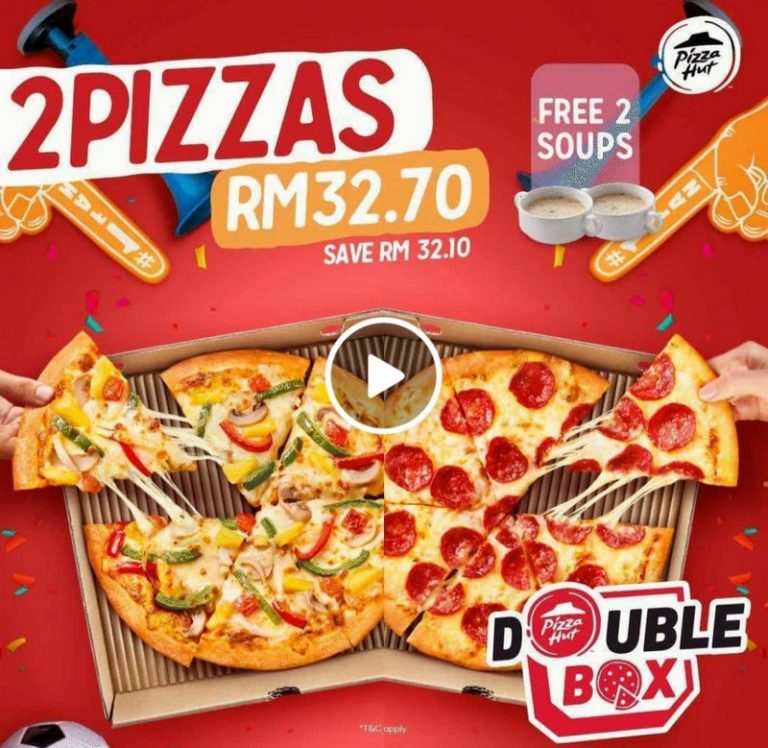 1 Sep 2020 Onward Pizza Hut Double Box Promo
