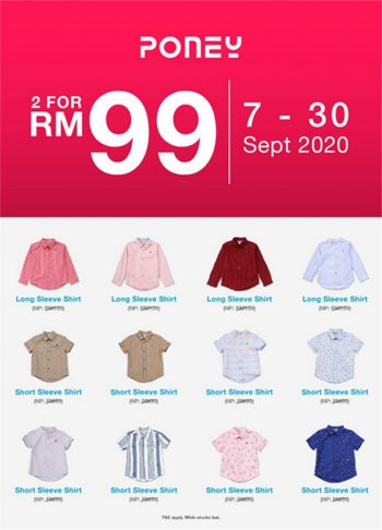 Poney-2-For-RM99-Promo-350x486 - Baby & Kids & Parenting Children Fashion Johor Kedah Kelantan Kuala Lumpur Melaka Negeri Sembilan Pahang Penang Perak Perlis Promotions & Freebies Putrajaya Sabah Sarawak Selangor Terengganu 