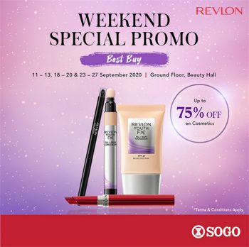 Revlon-Weekend-Special-Promo-at-Sogo-350x348 - Beauty & Health Cosmetics Hair Care Johor Kuala Lumpur Promotions & Freebies Selangor Supermarket & Hypermarket 