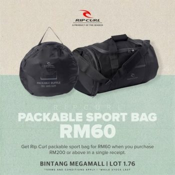 Rip-Curl-Packable-Sport-Bag-Promo-at-Bintang-Megamall-350x350 - Bags Fashion Lifestyle & Department Store Promotions & Freebies Sarawak 