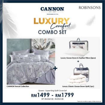 Robinsons-Cannon-Luxury-Comfort-Collection-350x350 - Beddings Home & Garden & Tools Kuala Lumpur Mattress Promotions & Freebies Selangor 