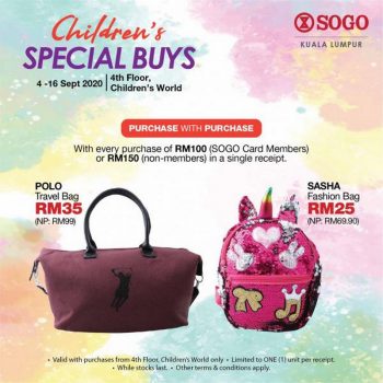 SOGO-Children-Special-Buys-Promotion-350x350 - Baby & Kids & Parenting Children Fashion Johor Kedah Kelantan Kuala Lumpur Melaka Negeri Sembilan Pahang Penang Perak Perlis Promotions & Freebies Putrajaya Sabah Sarawak Selangor Supermarket & Hypermarket Terengganu 