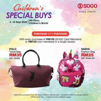 SOGO-Children-Special-Buys-Promotion-350x350 - Baby & Kids & Toys Children Fashion Johor Kedah Kelantan Kuala Lumpur Melaka Negeri Sembilan Pahang Penang Perak Perlis Promotions & Freebies Putrajaya Sabah Sarawak Selangor Supermarket & Hypermarket Terengganu 