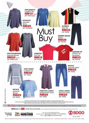 SOGO-Ladies-Mens-Fashion-Fair-Sale-1-350x487 - Apparels Fashion Accessories Fashion Lifestyle & Department Store Kuala Lumpur Malaysia Sales Selangor Supermarket & Hypermarket 