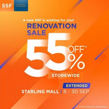 SSF-Renovation-Sale-at-Starling-Mall-350x350 - Furniture Home & Garden & Tools Home Decor Selangor Warehouse Sale & Clearance in Malaysia 
