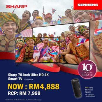 Senheng-Sharp-TV-Malaysia-Day-Promotion-3-350x350 - Electronics & Computers Home Appliances Johor Kedah Kelantan Kuala Lumpur Melaka Negeri Sembilan Online Store Pahang Penang Perak Perlis Promotions & Freebies Putrajaya Sabah Sarawak Selangor Terengganu 