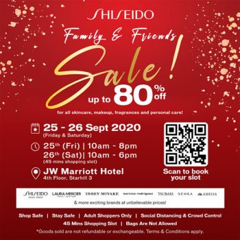 Shiseido-Family-Friends-Sale-at-JW-Marriott-Hotel-KL-350x350 - Beauty & Health Kuala Lumpur Personal Care Selangor Skincare Warehouse Sale & Clearance in Malaysia 
