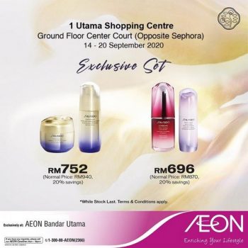 Shiseido-Roadshow-Sale-at-AEON-Bandar-Utama-350x350 - Beauty & Health Cosmetics Malaysia Sales Personal Care Selangor Skincare 