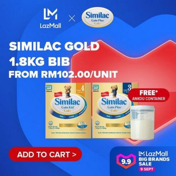 Similac-Gold-9.9-Sale-on-Lazada-350x350 - Baby & Kids & Parenting Johor Kedah Kelantan Kuala Lumpur Malaysia Sales Melaka Milk Powder Negeri Sembilan Online Store Pahang Penang Perak Perlis Putrajaya Sabah Sarawak Selangor Terengganu 